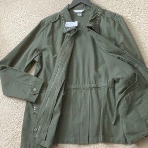 NWT Women’s Christopher & Banks Casual Jacket, Green, XL